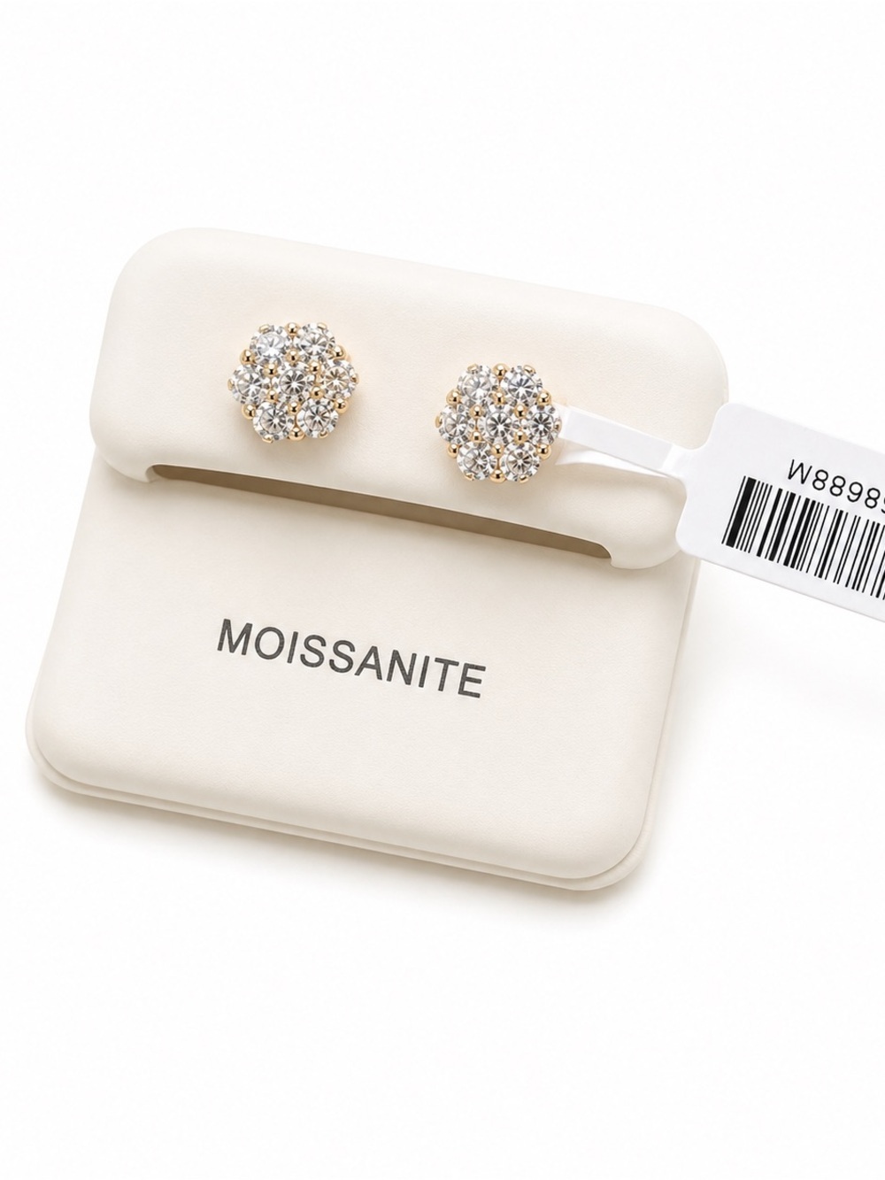 Sterling Silver Cluster Stud Earrings -